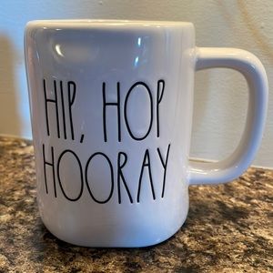 Brand New Rae Dunn Mug Hip, Hop Hooray